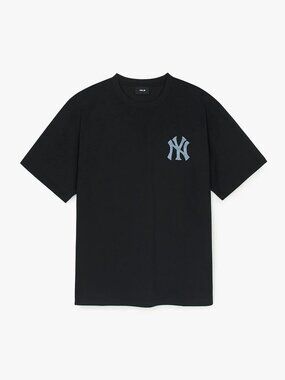 MLB Unisex Short Sleeve T-Shirt | Denim-Like Monogram Big Lux Tee